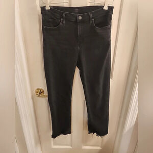 Citizens of Humanity 29 Harlow Sculpt Slim Descend Black Anthropologie